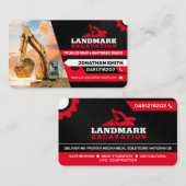 Landopruiming, Uitgraving, Landschapsarchitectuur, Visitekaartje (Voorkant / Achterkant)