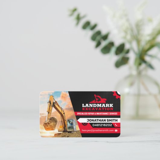 Landopruiming, Uitgraving, Landschapsarchitectuur, Visitekaartje (Staand voorkant)