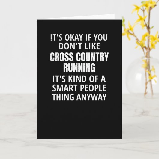 Landoverschrijdende Cadeaubon XC landoverschrijden Kaart (Gele Bloem)