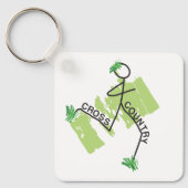 Landoverschrijdende grasbaan sleutelhanger (Voorkant)