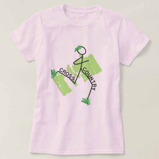 Landoverschrijdende grasbaan t-shirt (Design voorkant)