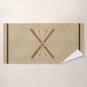 Landoverschrijdende huiden en polen badhanddoek (Badhanddoek)