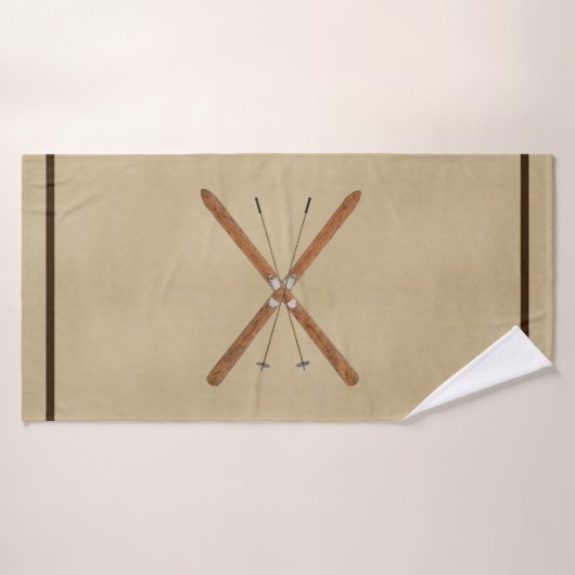 Landoverschrijdende huiden en polen badhanddoek (Badhanddoek)