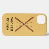 Landoverschrijdende huiden en polen Case-Mate iPhone case (Achterkant (horizontaal))