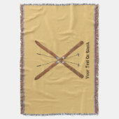 Landoverschrijdende huiden en polen deken (Voorkant Verticaal)