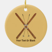 Landoverschrijdende huiden en polen keramisch ornament (Achterkant)