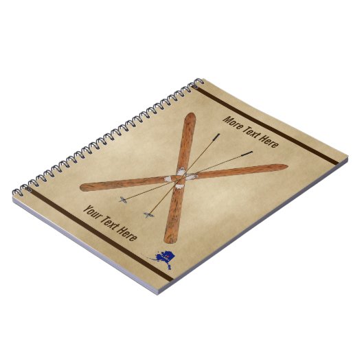 Landoverschrijdende huiden en polen notitieboek (Linkerzijde)