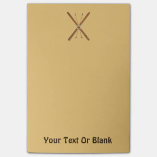 Landoverschrijdende huiden en polen post-it® notes