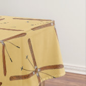 Landoverschrijdende huiden en polen tafelkleed (Voorbeeld)