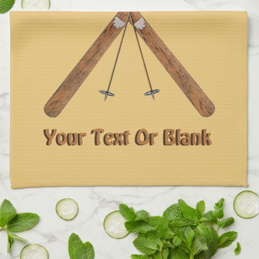 Landoverschrijdende huiden en polen theedoek (Gevouwen)