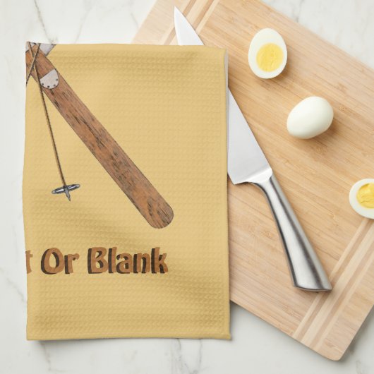 Landoverschrijdende huiden en polen theedoek (Quarter Fold)