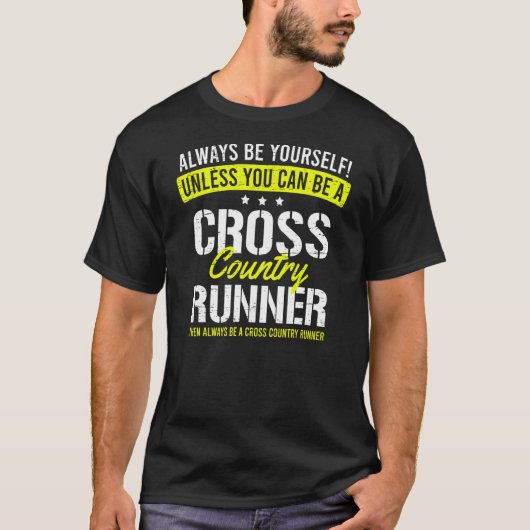 Landoverschrijdende loopbaan sport t-shirt (Voorkant)