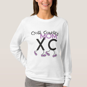 Landoverschrijdende moeder - XC Runner Moeder T-shirt