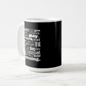 Landoverschrijdende Mok voor het uitvoeren van coa (Voorkant links)