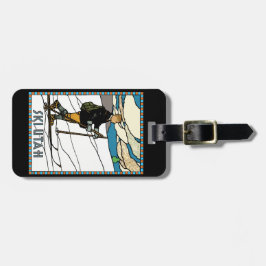  landoverschrijdende skier Ski Utah Bagagelabel