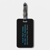  landoverschrijdende skier Ski Utah Bagagelabel (Achterkant verticaal)