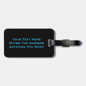  landoverschrijdende skier Ski Utah Bagagelabel (Achterkant horizontaal)