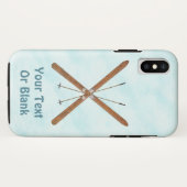 Landoverschrijdende sneeuw Case-Mate iPhone case (Achterkant (horizontaal))