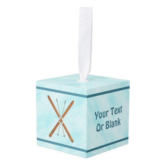 Landoverschrijdende sneeuw decoratie (Voorkant hoekig)