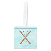 Landoverschrijdende sneeuw decoratie (Voorkant)