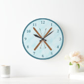 Landoverschrijdende sneeuw grote klok (Huis)