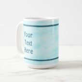 Landoverschrijdende sneeuw koffiemok (Voorkant links)