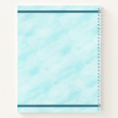 Landoverschrijdende sneeuw notitieboek (Achterkant)