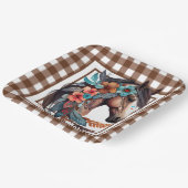 Landpaard Papieren Bordje (Gebogen)