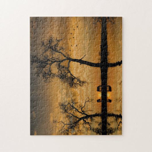 Landpaarden in het zuidwesten legpuzzel (Verticaal)