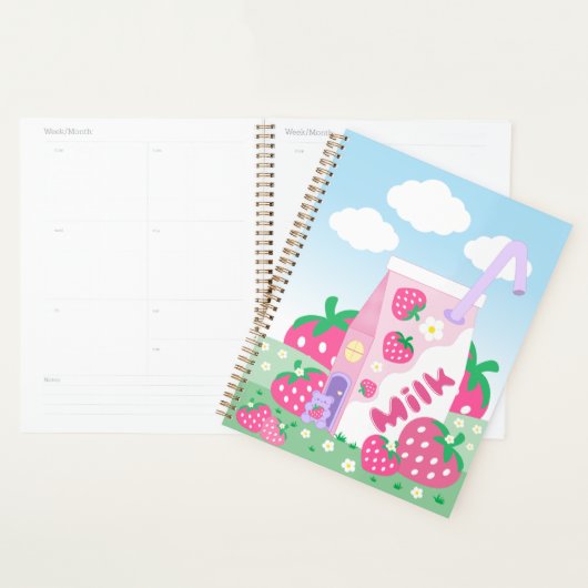 Landplanner voor aardbeienmelk planner (Display)