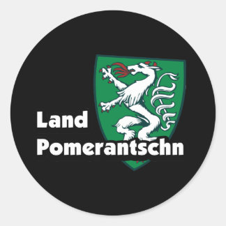 Landpomerantschn Steiermark Österreich Dialekt Ronde Sticker
