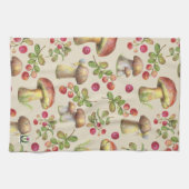 Landpompoenen, paddenstoelen en Logan Towel 53086 Theedoek (Horizontaal)