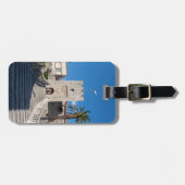 Landpoort in Korcula stad - Dalmatië, Kroatië Bagagelabel (Voorkant horizontaal)