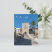 Landpoort in Korcula stad - Dalmatië, Kroatië Briefkaart (Staand voorkant)