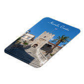 Landpoort in Korcula stad - Dalmatië, Kroatië Magneet (Linkerzijde)
