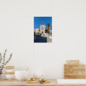 Landpoort in Korcula stad - Dalmatië, Kroatië Poster (Keuken)