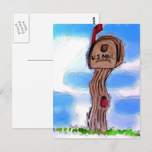 landpostvak briefkaart (Voorkant / Achterkant)