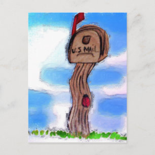 landpostvak briefkaart