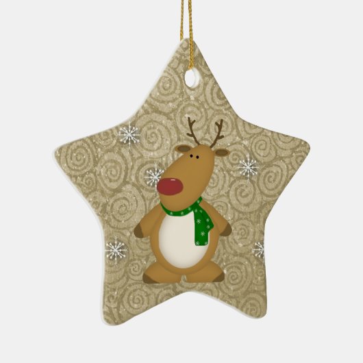 Landrendierversiering Keramisch Ornament (Rechts)