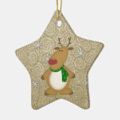 Landrendierversiering Keramisch Ornament (Links)