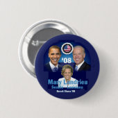 Landrieu LA Button (Voorkant /achterkant)