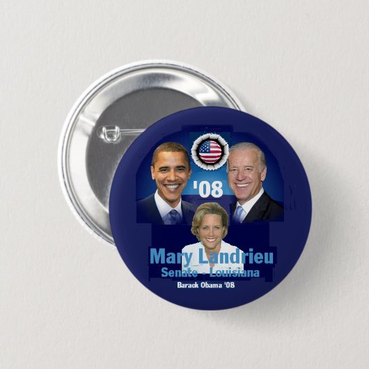Landrieu LA Button (Voorkant /achterkant)