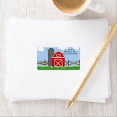 Landrode Barn Etiket (Insitu)