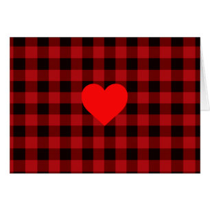 Landrode en zwarte vlecht met hartslag