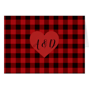 Landrode en zwarte vlecht met hartslag