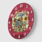 Landroesthuis boerderij welkom grote klok (Hoek)