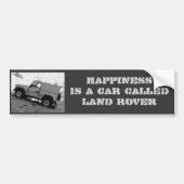 Landrover-Bumpersticker Bumpersticker (Voorkant)