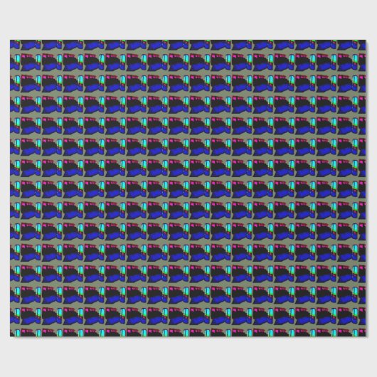 Landrover deel van cadeaubonnen cadeaupapier (Vlak)