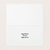 Landrover kerstkaartpakket van bywhacky kaart (Binnenkant ongevouwen)