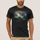 Landrover Mannen t-shirt 1970 (Voorkant)